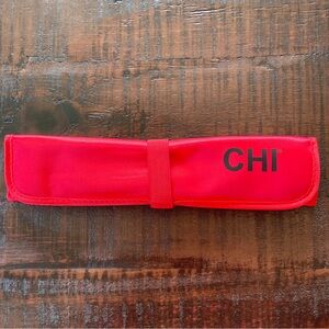 🌹CHI Red Travel Mat For Tourmaline Tools NEW 🍄